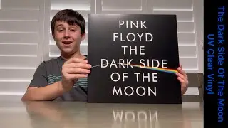 Pink Floyd The Dark Side Of The Moon UV Clear vinyl unboxing!