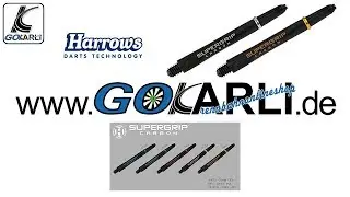 Harrows Supergrip Carbon Shaft mit farbigen Ring Neu 2018 / 2019