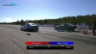 Eero Pesur - BMW M3 vs Reigo Proos - BMW E46. Drag race @ RaceWars2019 1