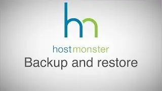 How to use the backup and restore tool at Hostmonster.com.