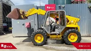 JCB 525-58 - 5.8M TELEHANDLER - RS MACHINERY HIRE AND SALE