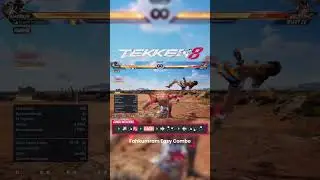 [TEKKEN 8 SEASON 2] - Fahkumram Easy Wall Carry Combo⚡#combos #tekken8