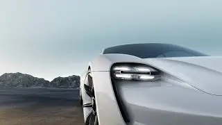Элетромобиль Porsche Mission E. 44 фото.