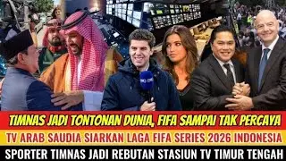 🔴 Giani Infantino is amazed! Saudi Arabian TV station broadcasts FIFA Series Indonesia match in M...