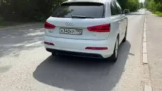 Launch Audi Q3, stock exhaust with all resonators delete,