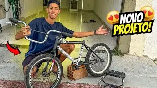 COMEÇOU! O PROJETO DA BIKE ARO 20 MAIS INSANA DO CANAL