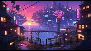 Tokyo 2090s Nights 🌧️ Lofi Beats to Code, Work 🌃 | by Future Tokyo Rain