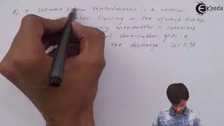 Venturi Meter and Orifice Meter Problem 2 - Fluid Flow - Fluid Mechanics