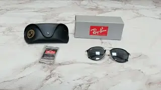 Ray Ban Sunglasses Model- RB4253 Color-601/71 Black/Gold/Grey Gradient Lenses