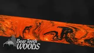 Tiger Tail - Bear Tooth Woods Color Storm Aumilite Pen Blank