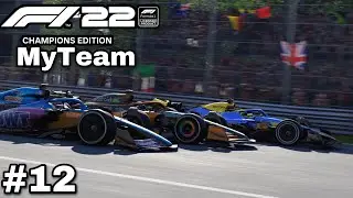 F1 22 My Team Career Mode Part 12: TRYING 0-0 WINGS! SURPRISE PODIUM! 6 CAR BATTLE ON THE FINAL LAP!