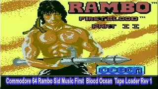 C64 Game Sid Music - Rambo First Blood - Part 2  Tape Loader  Rev 1  Love those Sid Tunes