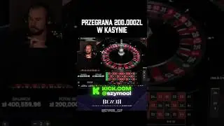 💸 Szymool stracił 200 000 zł na ruletce&hellip; Szokujący moment na streamie! 😱🎲