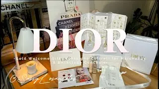 Dior: Free Gold Welcome Gift - Montaigne Coffret for March 2023 & Dior Backstage Concealer Unboxing