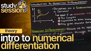 Introduksjon til numerisk differensiering | Numeriske metoder