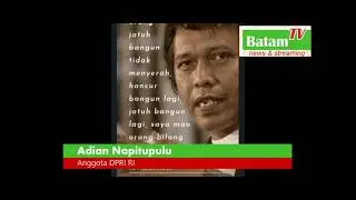 Adian Napitupulu bicara tentang plus minus stigma Pemuda - batamtv.com