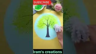 five minutes craft| fine arts| Wall hanging| fun with color