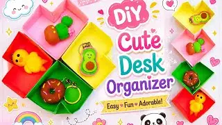 how to make paper box easy/ diy paper box/ paper box without glue/ easy paper craft/ easy origami