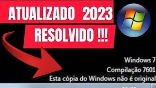 Esta c&oacute;pia do windows n&atilde;o &eacute; original windos 7 - RESOLVIDO!