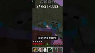 SAFEST HOUSE EVER #MINECRAFT SHORTS #JARL XD.