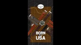 Horween Strap (How to change and process)- AVI8 Timepieces - Link in Bio #shorts #avi8uk