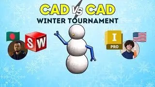 CAD vs CAD Winter Tournament! - SOLIDWORKS vs FUSION - Match 1 Battle 2