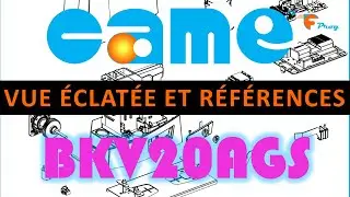 R&eacute;f&eacute;rence des pi&egrave;ces d&eacute;tach&eacute;es moteur BKV20AGS CAME