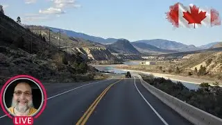 Highway streamer - Calgary, AB - Surrey, BC Trans Canada highway