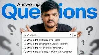 Parth Sir Answers Students' Most Asked Questions | Equity Research Cohort | The Valuation School