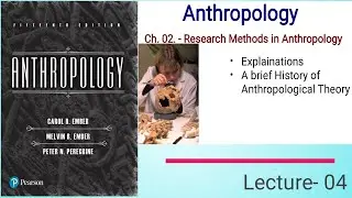 L04: Reasearch Methods in Anthropology | Ember and Ember Series | UPSC CSE/IAS 2021-22 |Anthropology