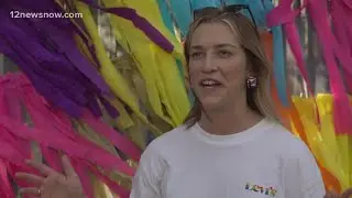 Southeast Texas  community celebrating Pride Month in downtown Beaumont