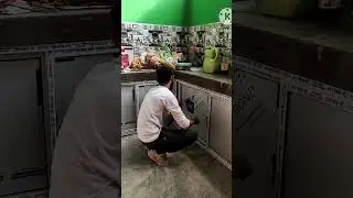 gas table sliding door #kitchen#