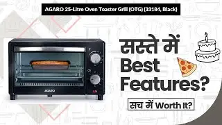 AGARO 25-Litre Oven Toaster Grill (OTG) (33184, Black) Review in Hindi | Features