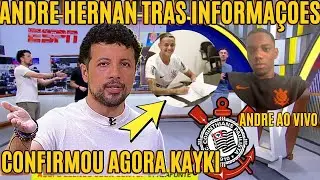 ANDRE HERNAN TRAS INF CORINTHIANS FECHA COM MAIS 1 ATACANTE KAYKI APOS SER CAMPEÃO DA SUPER COPA .