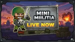 Mini Militia Live Stream || Mini Militia Live Custom Room