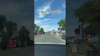 Border crossing in EU, from Austria to Czech Republic by car speed 80km ph