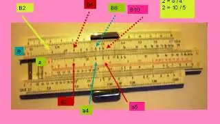 quoziente con regolo calcolatore