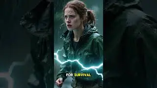 Caught in a Wild Storm ⛈️ #survivalchallenge #extremesurvival #ancientpuzzles #shorts