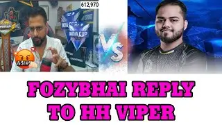 FOZYAJAY REPLY HH VIPER | 😡FOZYAJAY VS VIPER CONTROVERSY #esports #freefireshorts #freefiremax 