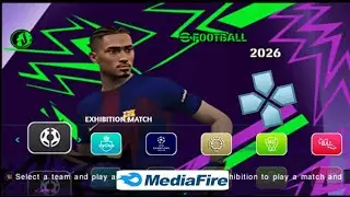 T&eacute;l&eacute;charger PES 2026 ISO PSP Android &ndash; eFootball 2026 PPSSPP OFFLINE (Sans Textures & Savedata)