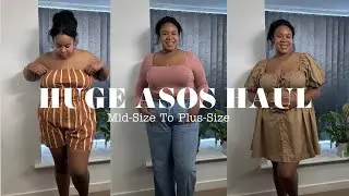 HUGE ASOS HAUL | Mid-Size To Plus Size Girlie | New Pieces For My Staple Wardrobe