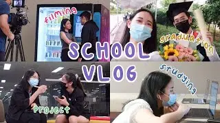NUS vlog | acting, school korean project, graduation ceremony, studying