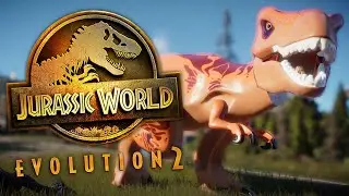 LEGO DINOSAURUS!!  | Jurassic World Evolution 2 Mod (Bahasa Indonesia)