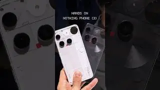 Nothing Phone (3) HANDS-ON first look! ⚪️⚫️