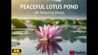 Peaceful Lotus Pond - 4K Relaxing Music for Deep Sleep, Study & Meditation | The Vibe of World