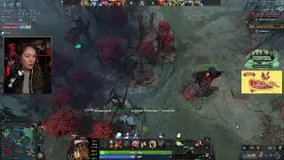 Dota Live With a Female Player Showing High Awareness