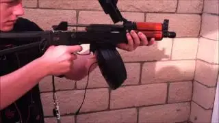 Airsoft Daytona Gun AK74u Shooting Test -Limited Edition-