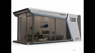 **Top On-Sale Modular Home Pick!  Quick-Build Aluminum Alloy Prefab Cabin **Tiny House 51#tinyhouse