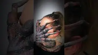 Alien SFX Make up #alien #alienromulus #aliencosplay #facehugger #sfxmakeup #xenomorph #sfxmua