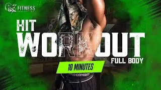 🔥 10-Minute FULL BODY HIIT Workout | Burn Fat &bull; Build Strength &bull; No Excuses